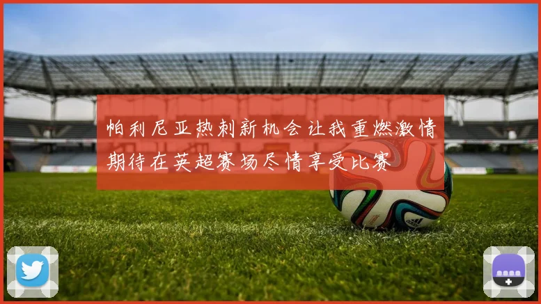 帕利尼亚热刺新机会让我重燃激情期待在英超赛场尽情享受比赛
