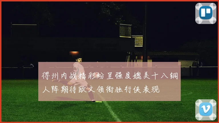 得州内战精彩纷呈强度媲美十八铜人阵期待欧文领衔独行侠表现